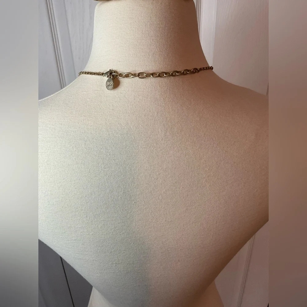 Bella Jack Gold Beaded Long Necklace Tassel‎